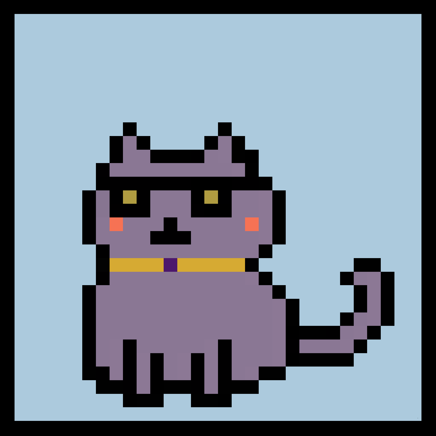Lazy Kitties #989 static token preview