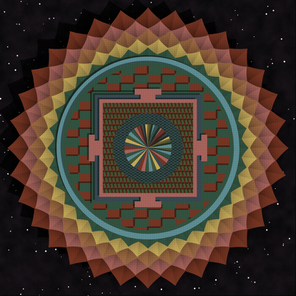Paper Mandala #12 static token preview