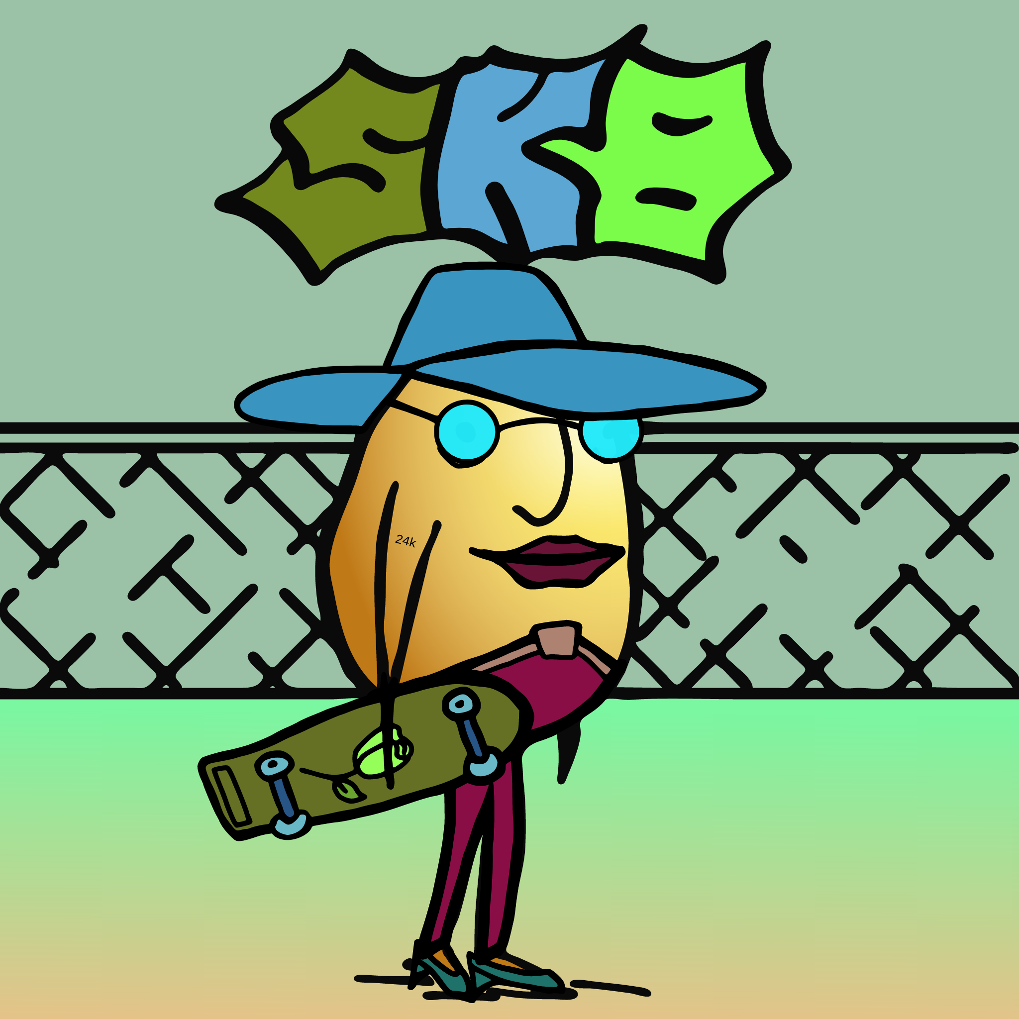 Skater Egg #18 static token preview