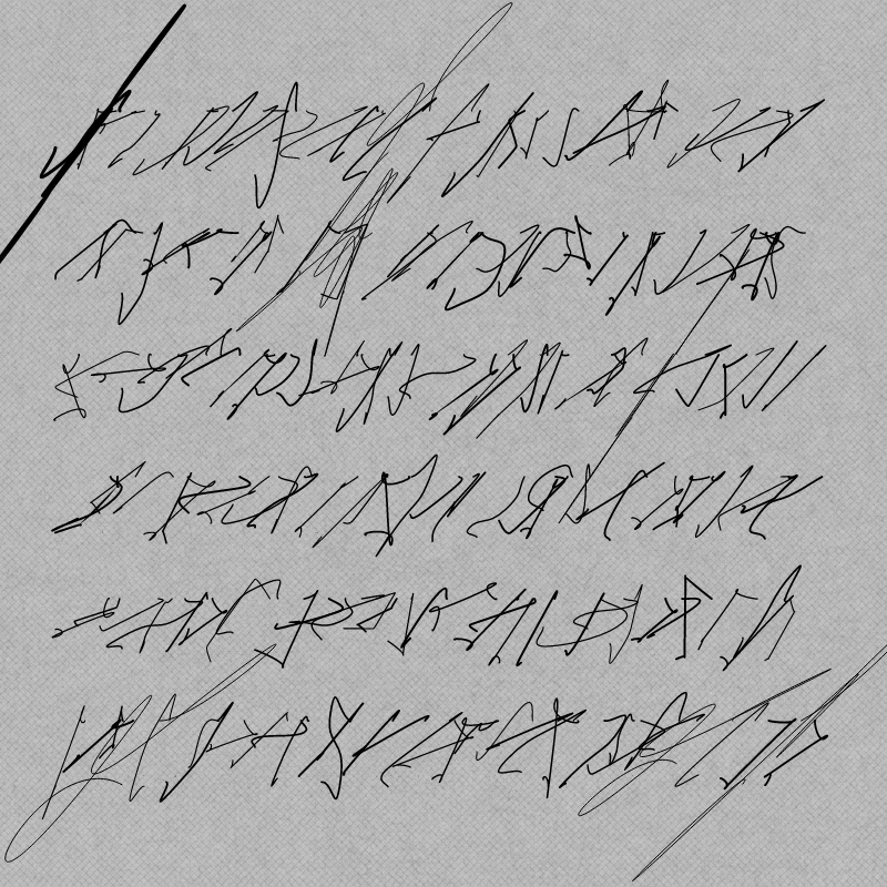 asemic #22 static token preview