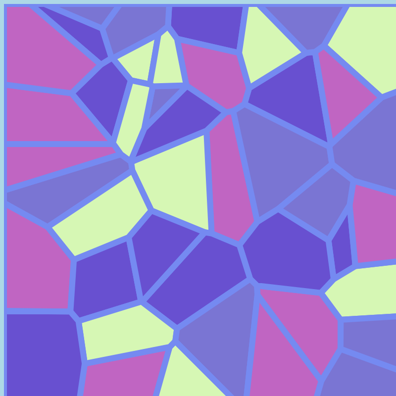 Voronoi Mosaic #1 static token preview