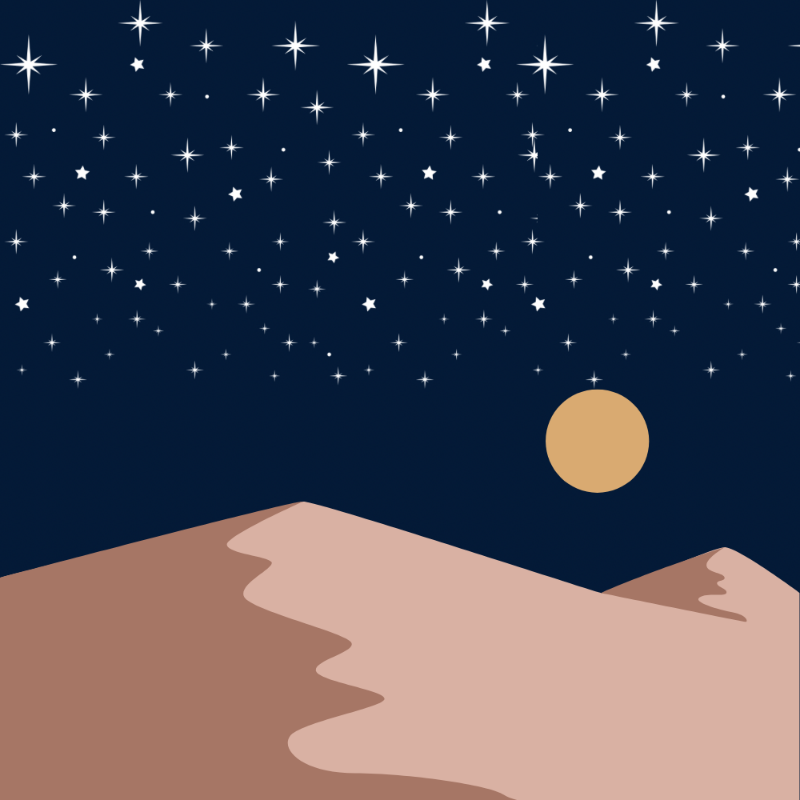 Night In The Desert #7 static token preview