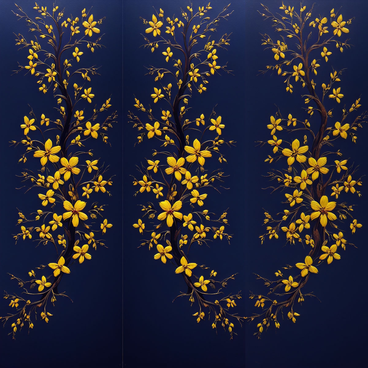 Blossoms at night #2 static token preview