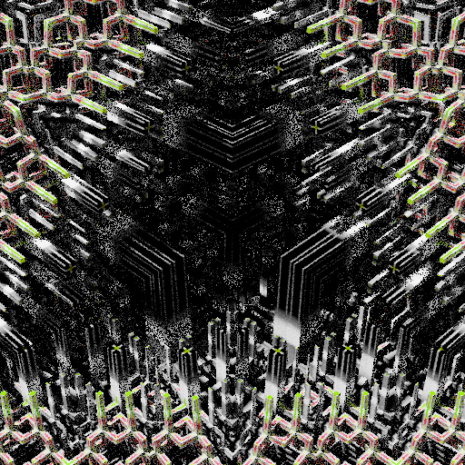 Colorful, warped cubic sponge forms #11 static token preview