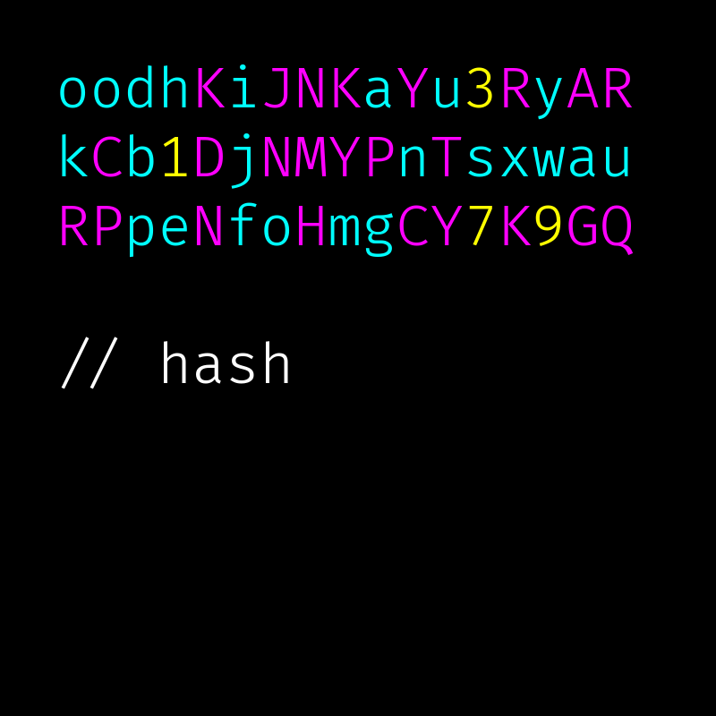 hash #15 static token preview