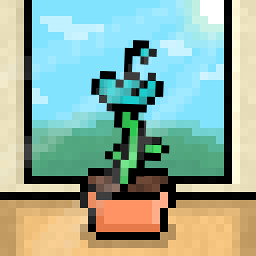 Pixel Flowers #8 static token preview