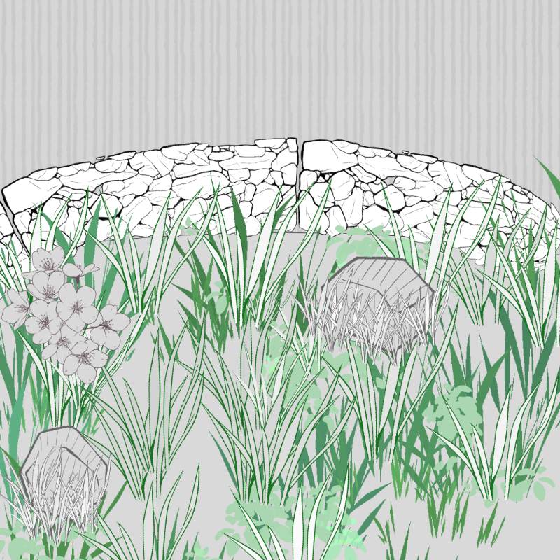 Wild Grass and Rubble #137 static token preview