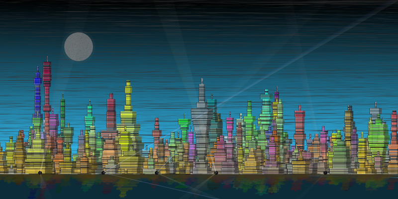 Fictional Cityscapes #14 static token preview