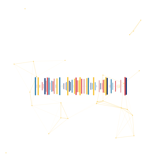 Constellation of particles in Space Sound #5 static token preview