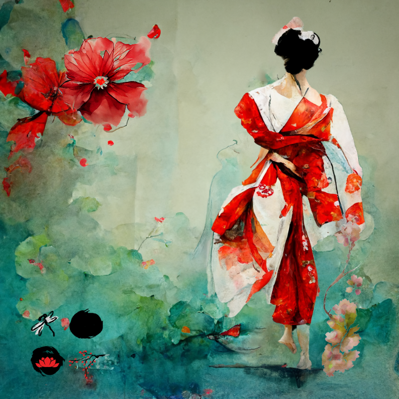 The dancing geisha #17 static token preview