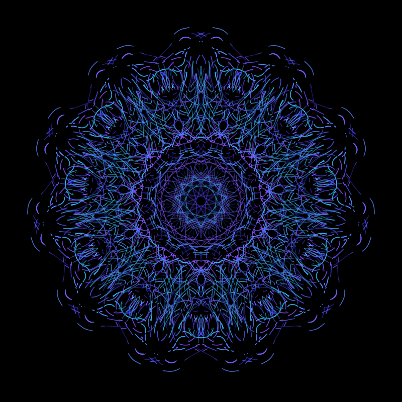 the thread in the pattern #17 static token preview