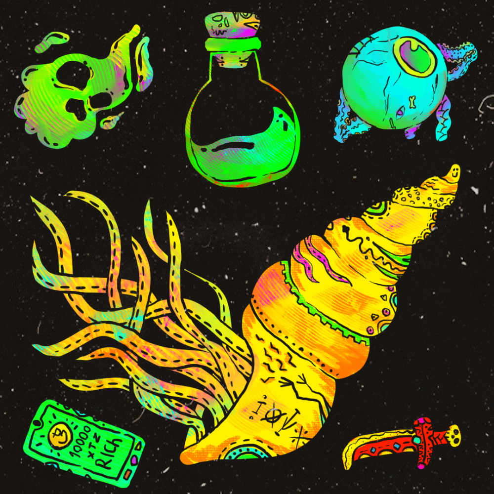 Neon Prophecies #4 static token preview