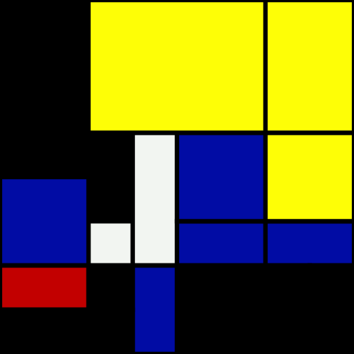 Mondrian Ticket #4 static token preview