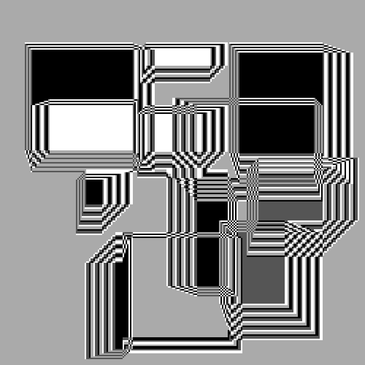 Superimposed Rectangles #22 static token preview