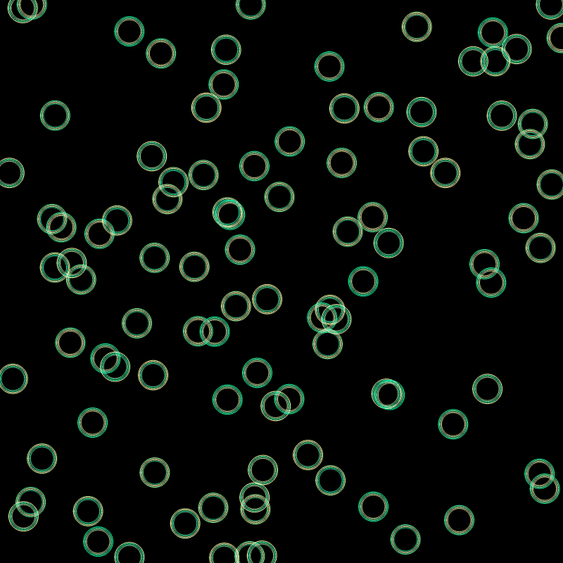 Bouncing circles #10 static token preview