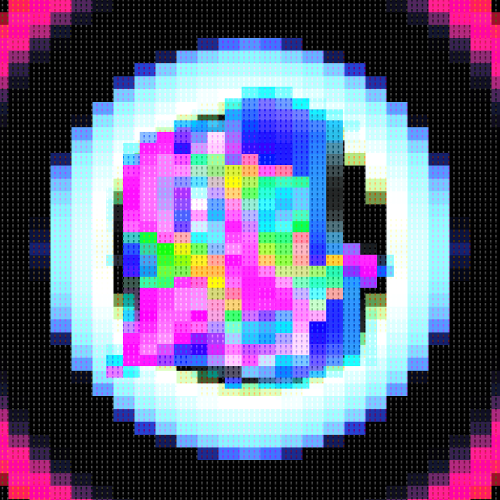 Pixelated Utopian Entity #2 static token preview