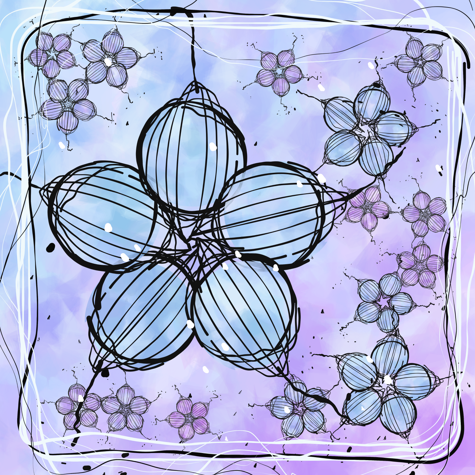 Five-Leaf-Flowers #23 static token preview