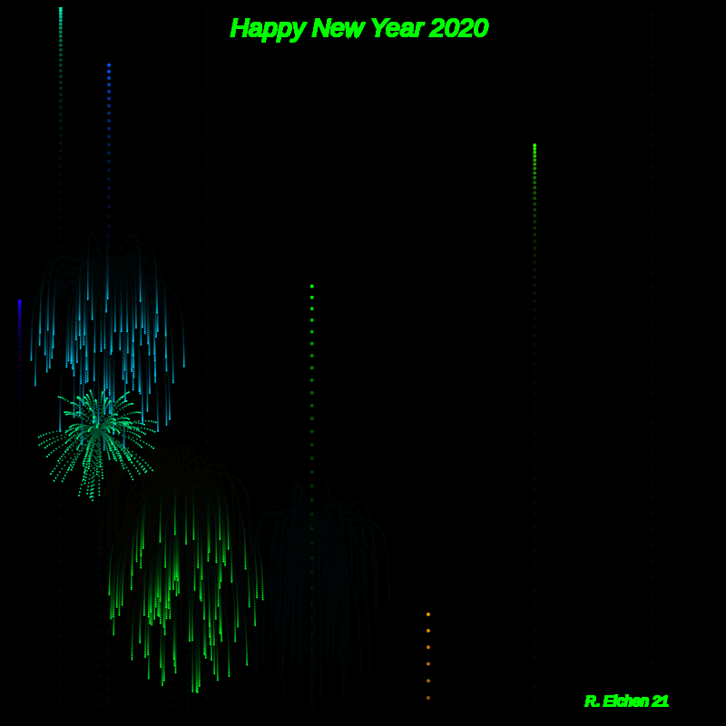 New Year's Eve fireworks #3 static token preview