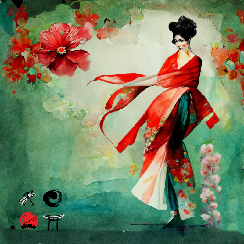 The dancing geisha #3 static token preview