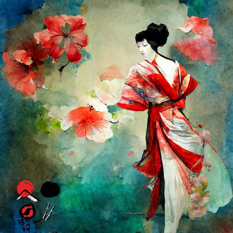 The dancing geisha #18 static token preview