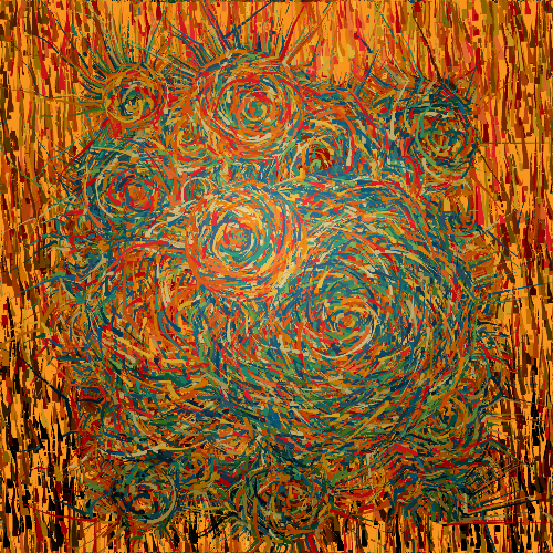 Polluted Sunflowers #15 static token preview