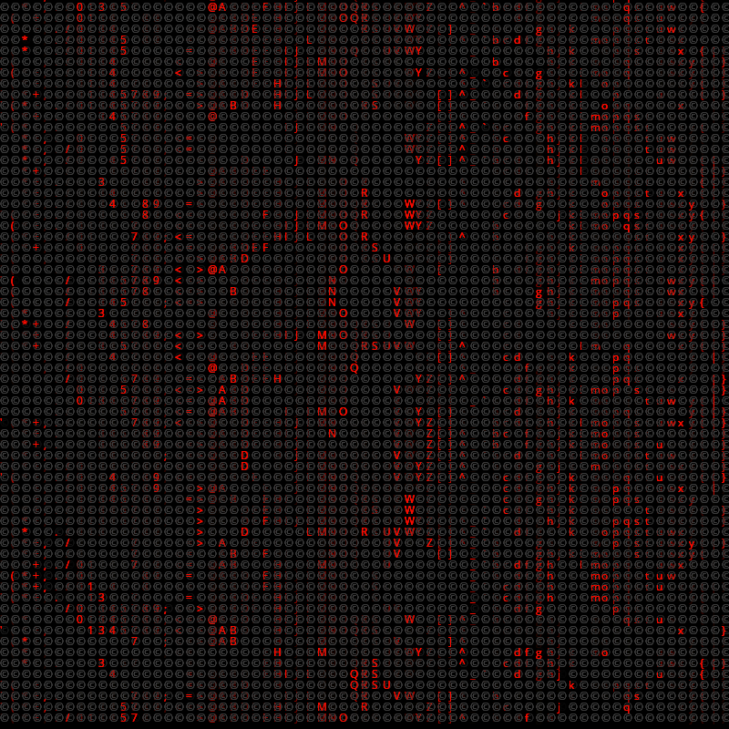 Ascii Noise #3 static token preview