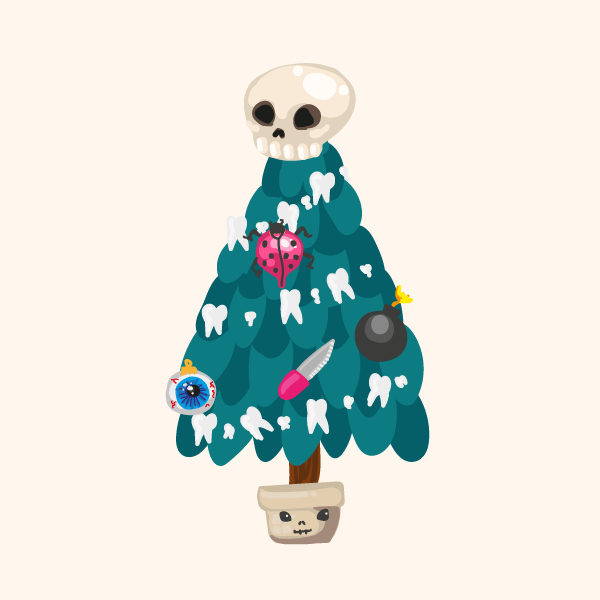 Creepy Christmas Tree For You! #22 static token preview