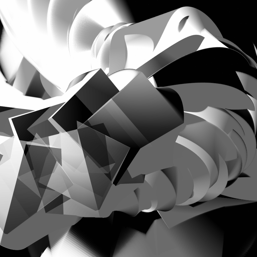 Transparent Evolving Sculpture #22 static token preview