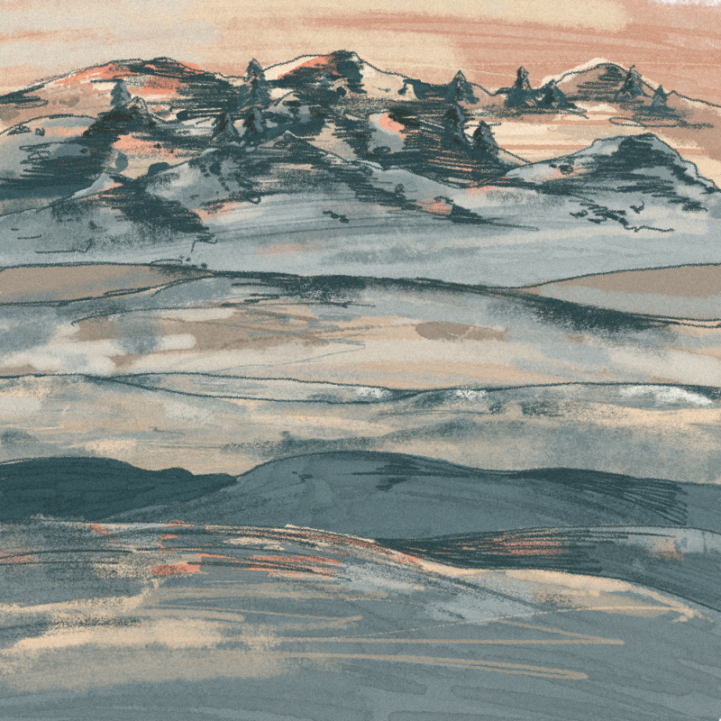 Postcard From The Mountains #18 static token preview