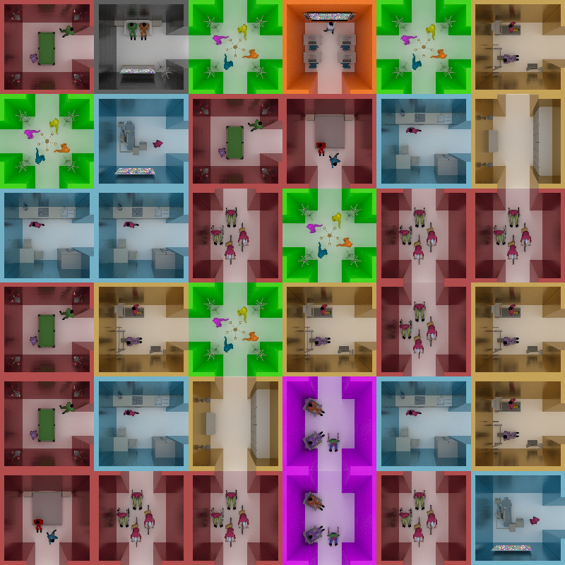 Harlequin block building 2.0 #21 static token preview