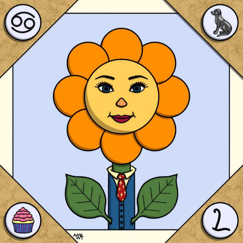 Blumeez: Portraits #91 static token preview