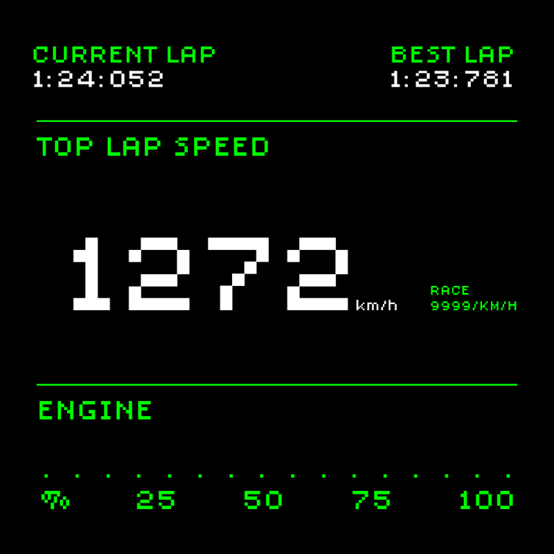 F-1RacingTez #514 static token preview