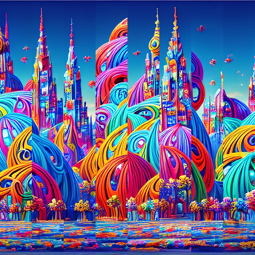 AI Psychedelic Candy #4 static token preview