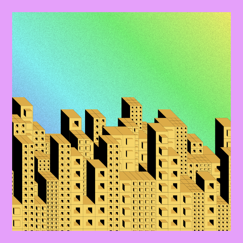 Cube City - Upside Down #6 static token preview