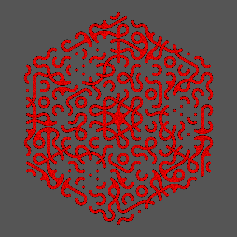 Threefold Symmetry - Dark Variations #12 static token preview