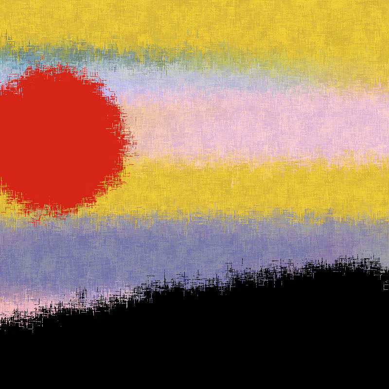 Sunset in memory #8 static token preview