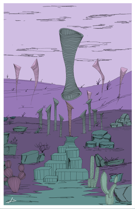 Skyward Garden #zentangle_world #14 static token preview