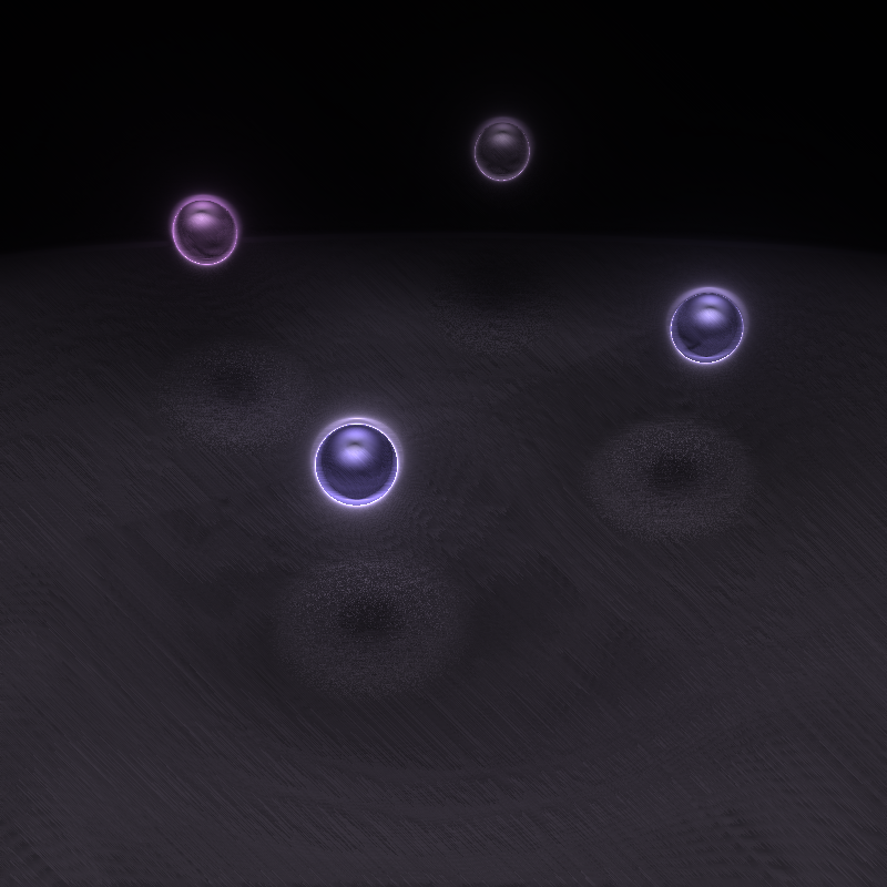 Audioreactive Shiny Spheres #2 static token preview