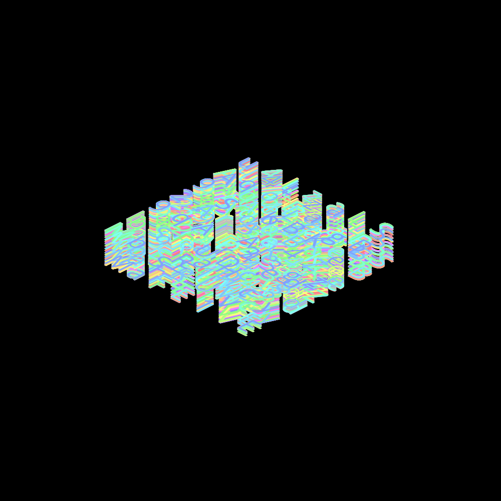 ISCII Rainbow Redux #10 static token preview