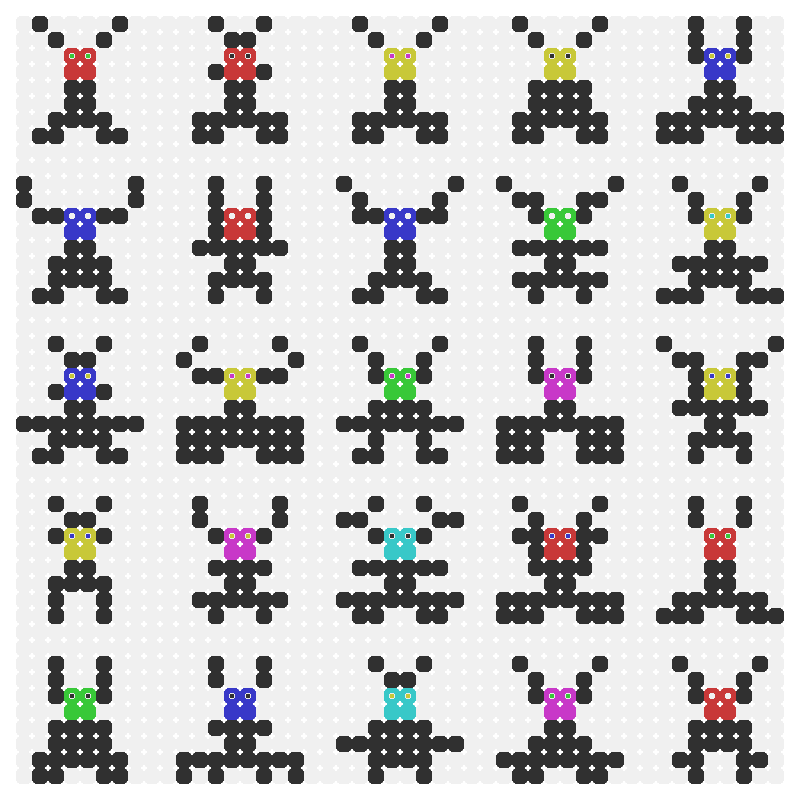 8x8 Pixel Creatures #17 static token preview