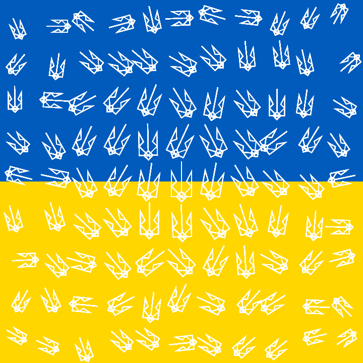 Slava Ukraini #6 static token preview