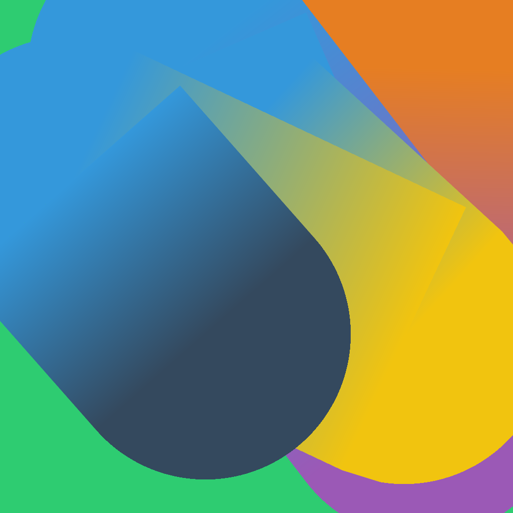 Rainbow Swirls #23 static token preview