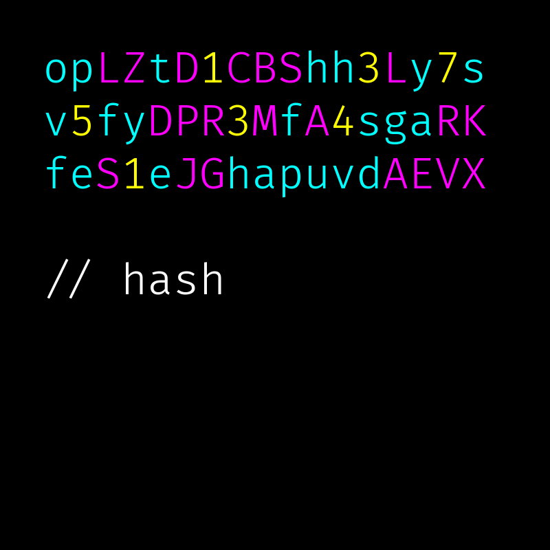 hash #18 static token preview