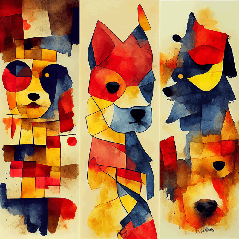 AI Dogs #4 static token preview