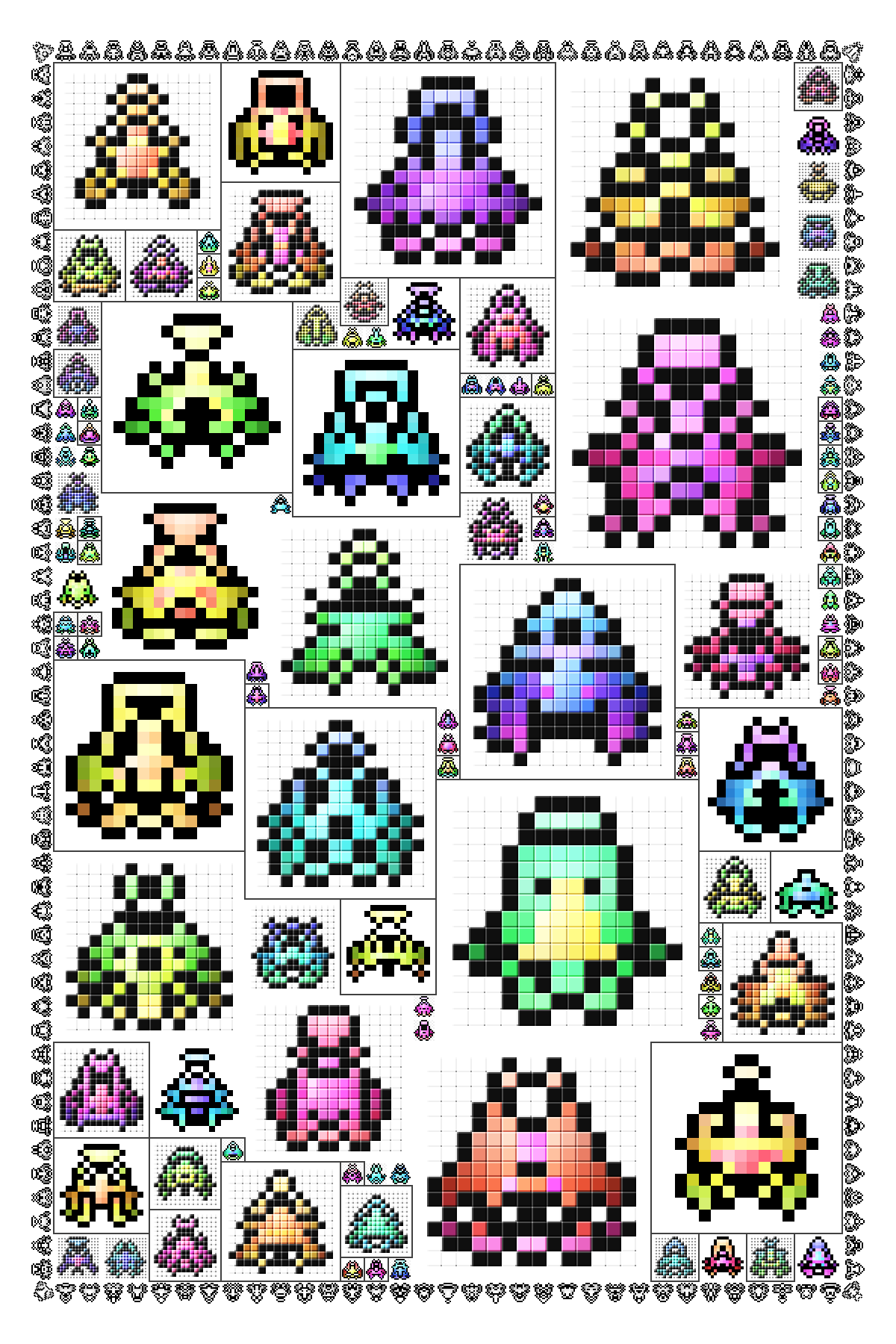 Pixel Spaceships #15 static token preview