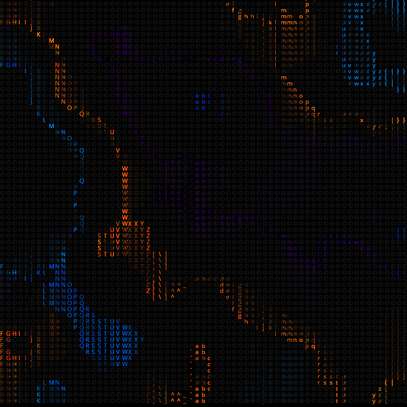 Ascii Noise #21 static token preview