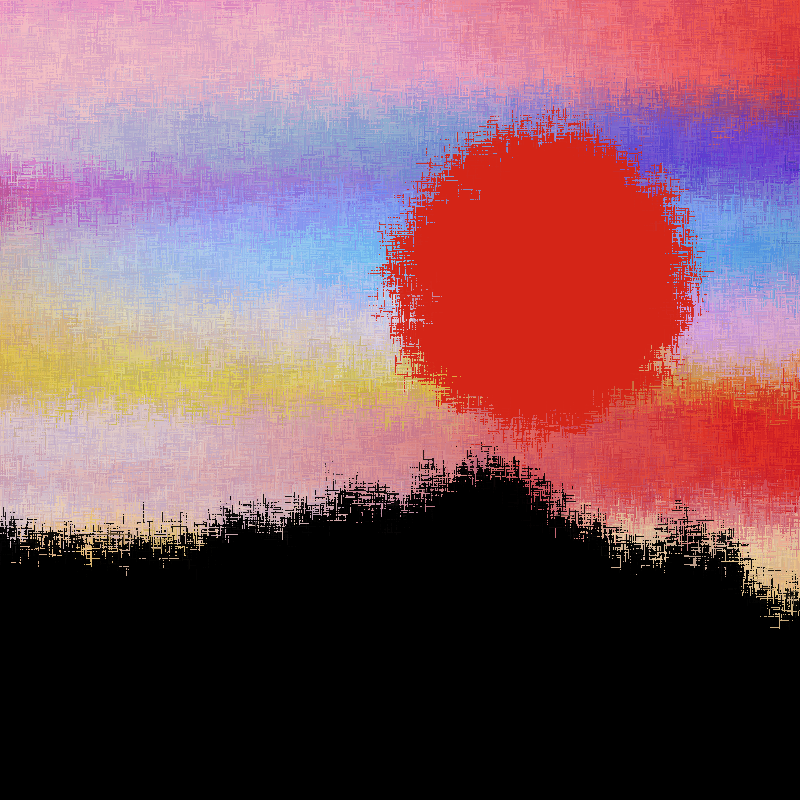 Sunset in memory #16 static token preview