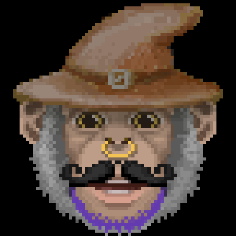Monke head #25 static token preview
