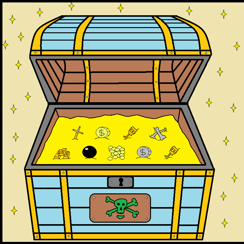 Treasure loot box #2 static token preview