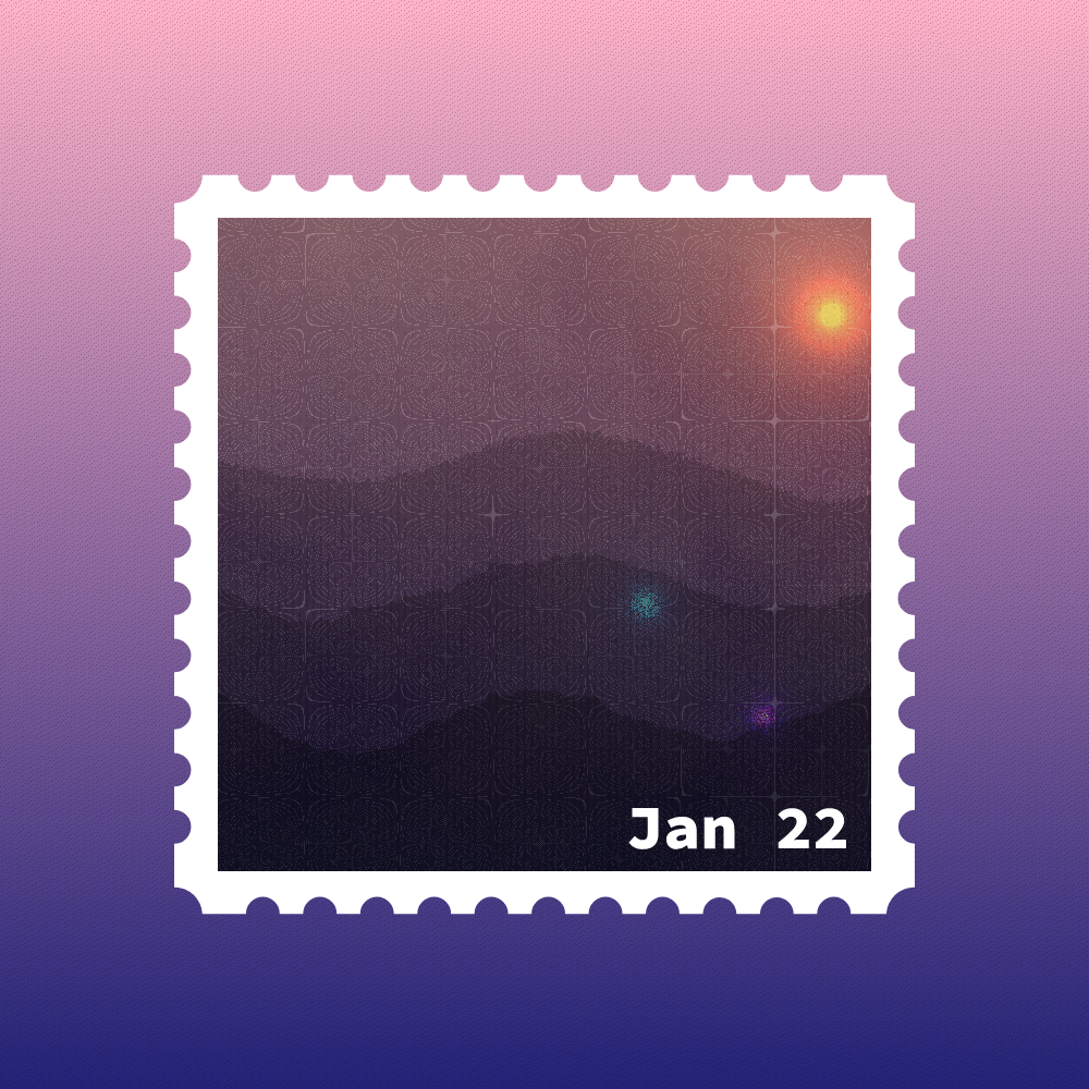 January 2022 stamp #5 static token preview